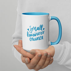 Small Business Owner Mug with Color Inside
