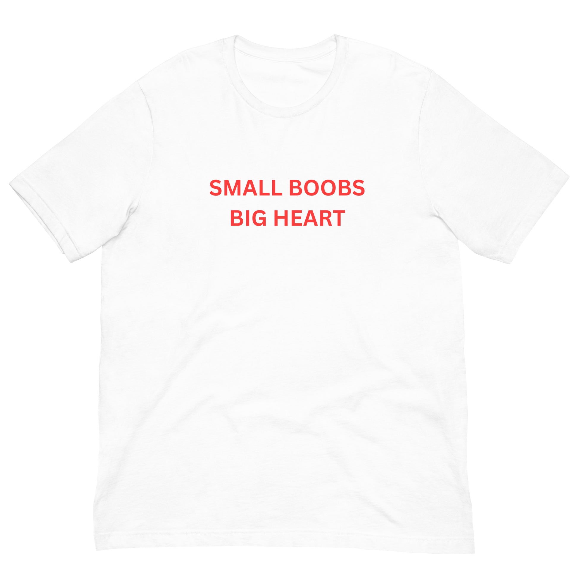 Small Boobs big heart Funny t-shirt